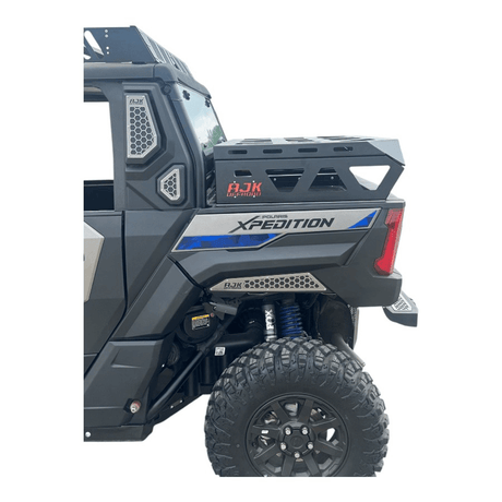 Photo of Polaris Xpedition Spare Tire Carrier / Bed Rack by AJK Offroad - Premium for UTVs / Side by Sides