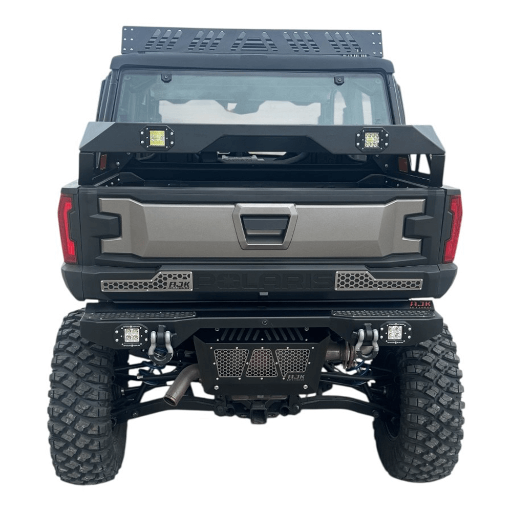 Photo of Polaris Xpedition Spare Tire Carrier / Bed Rack by AJK Offroad - Premium for UTVs / Side by Sides