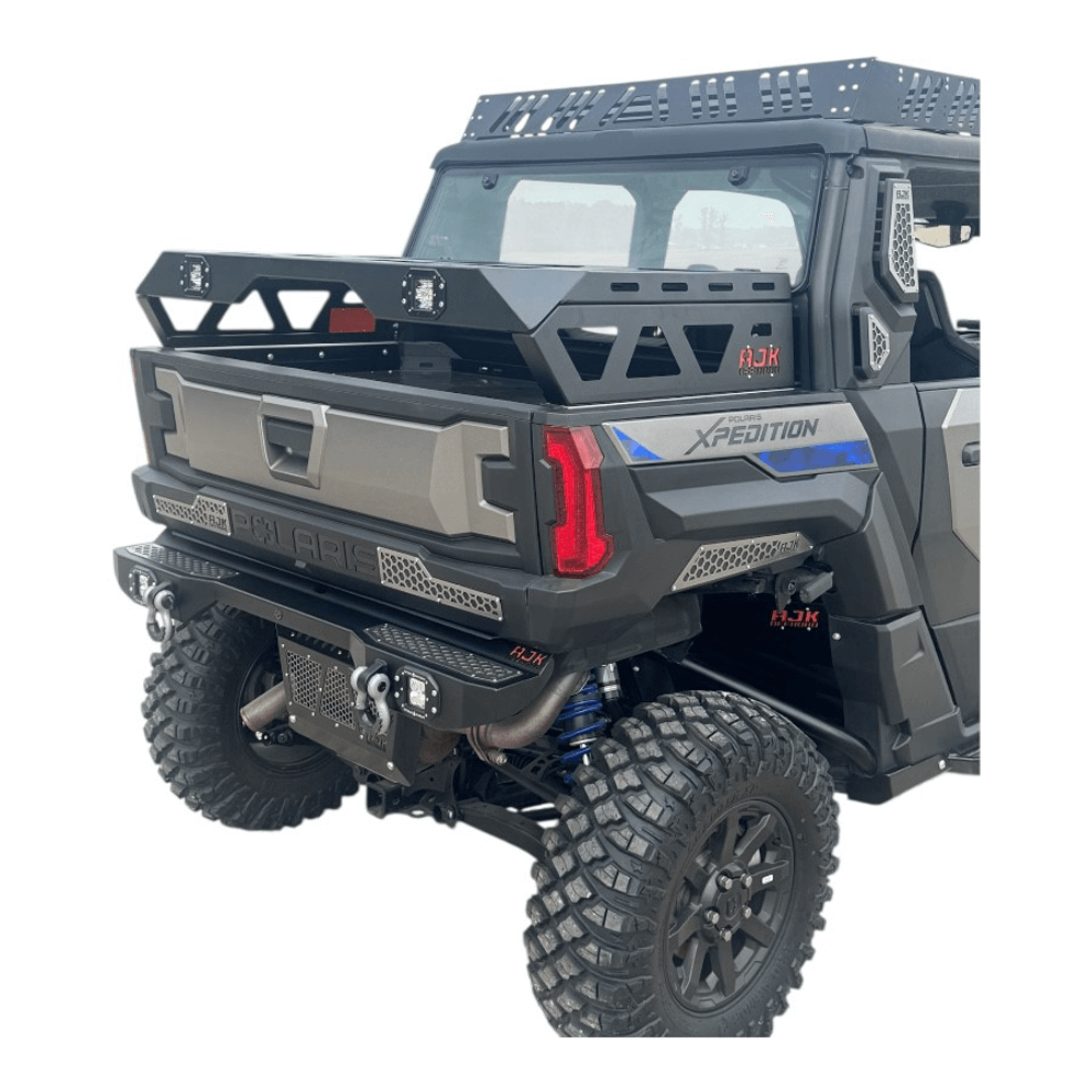 Photo of Polaris Xpedition Spare Tire Carrier / Bed Rack by AJK Offroad - Premium for UTVs / Side by Sides