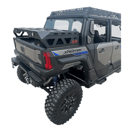 Photo of Polaris Xpedition Spare Tire Carrier / Bed Rack by AJK Offroad - Premium for UTVs / Side by Sides