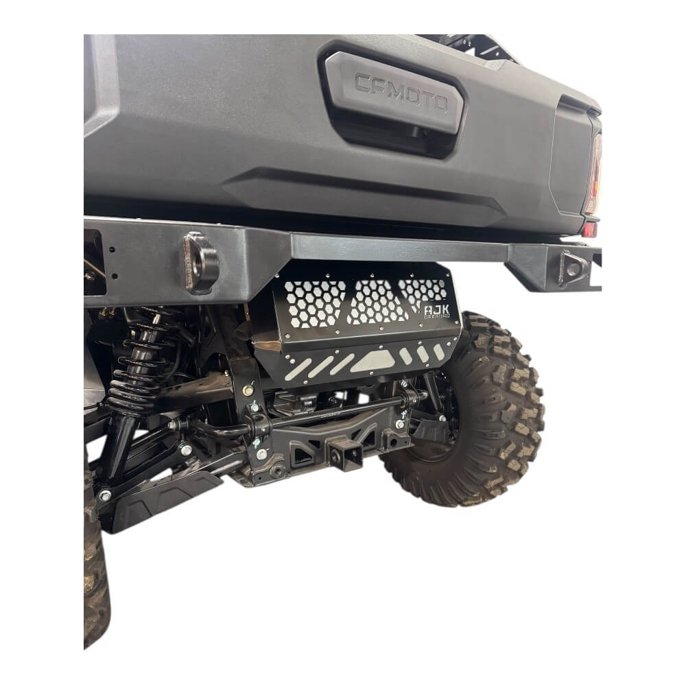 Photo of CF Moto UForce U10 Exhaust Cover by AJK Offroad - Premium for UTVs / Side by Sides