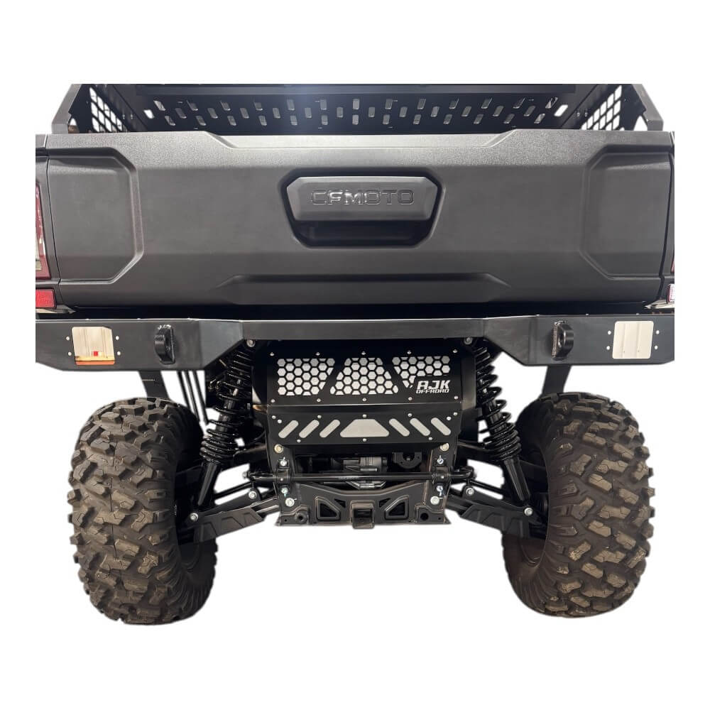 Photo of CF Moto UForce U10 Exhaust Cover by AJK Offroad - Premium for UTVs / Side by Sides