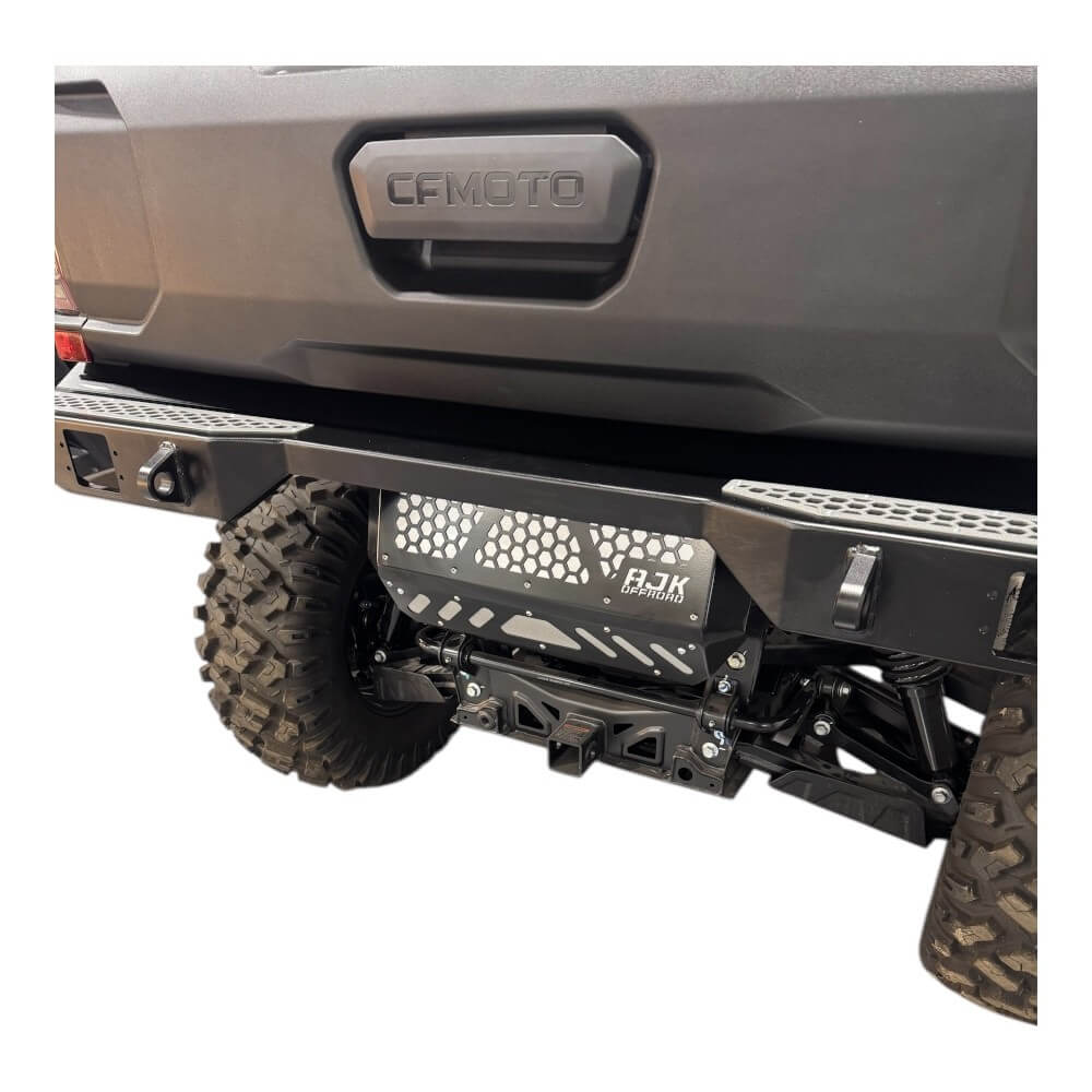 Photo of CF Moto UForce U10 Exhaust Cover by AJK Offroad - Premium for UTVs / Side by Sides
