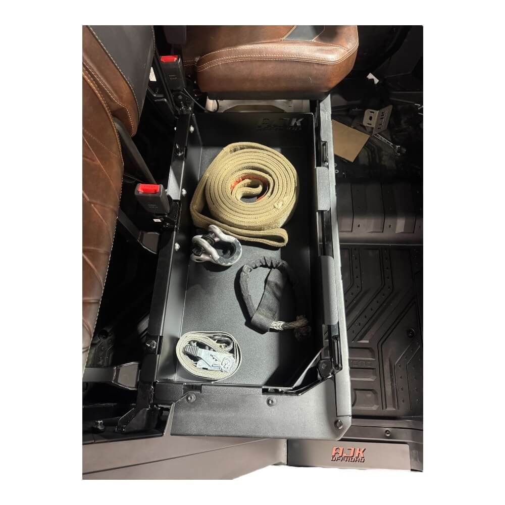 Photo of CF Moto UForce U10 Under Seat Storage Bin by AJK Offroad - Premium for UTVs / Side by Sides