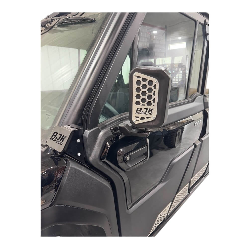 Photo of CF Moto UForce U10 Mirror Accents by AJK Offroad - Premium for UTVs / Side by Sides