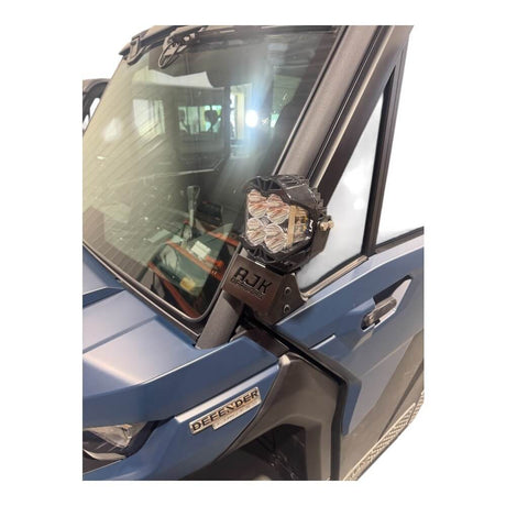 Photo of Can-Am Defender HD10 A Pillar Light Mount by AJK Offroad - Premium for UTVs / Side by Sides