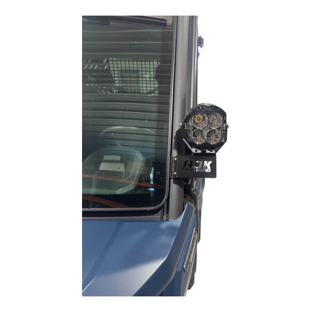 Photo of Can-Am Defender HD10 A Pillar Light Mount by AJK Offroad - Premium for UTVs / Side by Sides