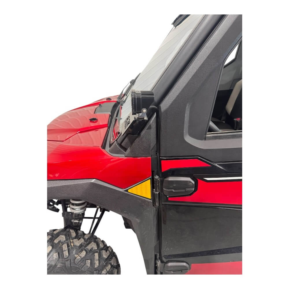 Kawasaki Ridge A Pillar Light Mount - Secure Light Attachment + In-Line Design (2023)