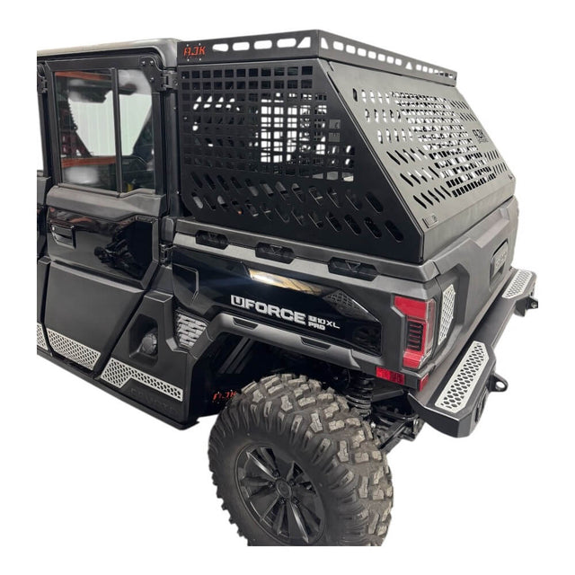 Photo of CF Moto UForce U10 Tall Bed Rack with Enclosure by AJK Offroad - Premium for UTVs / Side by Sides