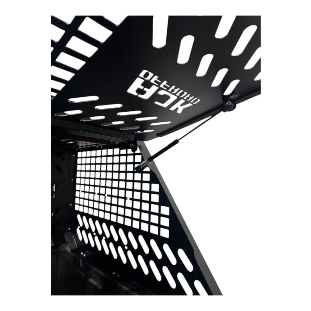 Photo of CF Moto UForce U10 Tall Bed Rack with Enclosure by AJK Offroad - Premium for UTVs / Side by Sides