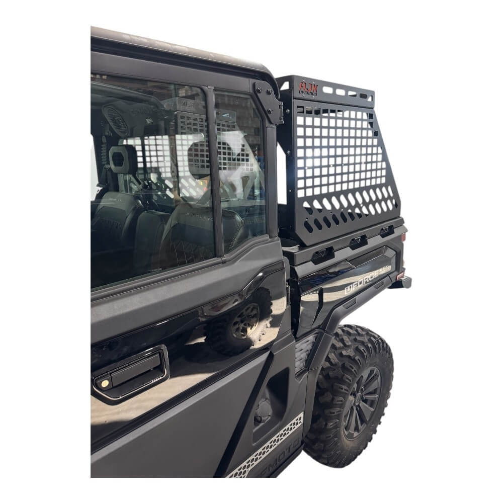 Photo of CF Moto UForce U10 Tall Bed Rack with Enclosure by AJK Offroad - Premium for UTVs / Side by Sides