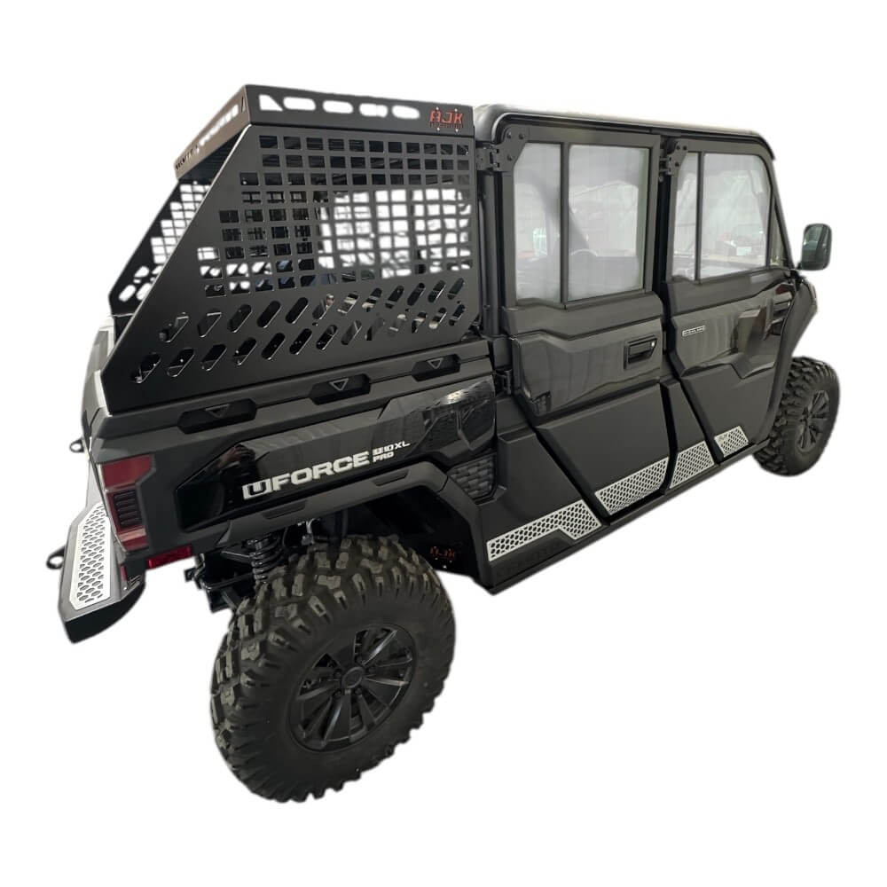 Photo of CF Moto UForce U10 Tall Bed Rack with Enclosure by AJK Offroad - Premium for UTVs / Side by Sides