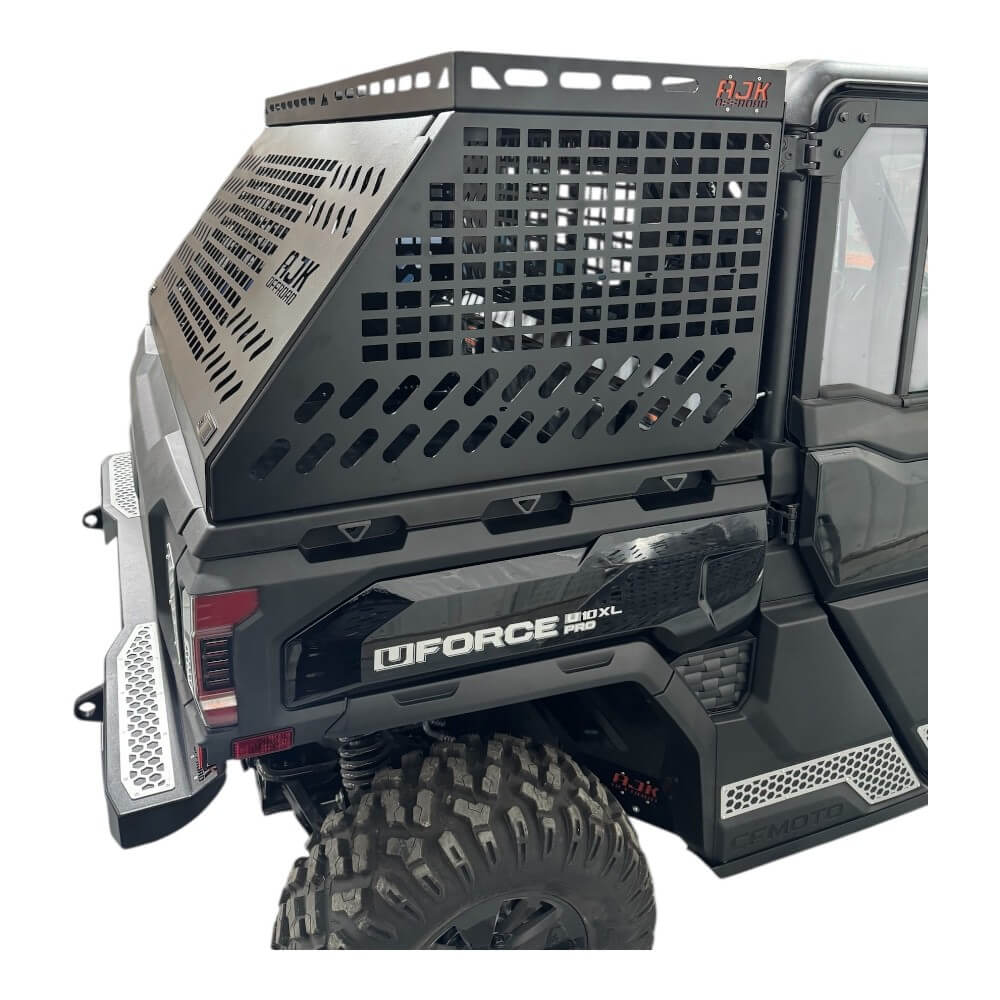 Photo of CF Moto UForce U10 Tall Bed Rack with Enclosure by AJK Offroad - Premium for UTVs / Side by Sides