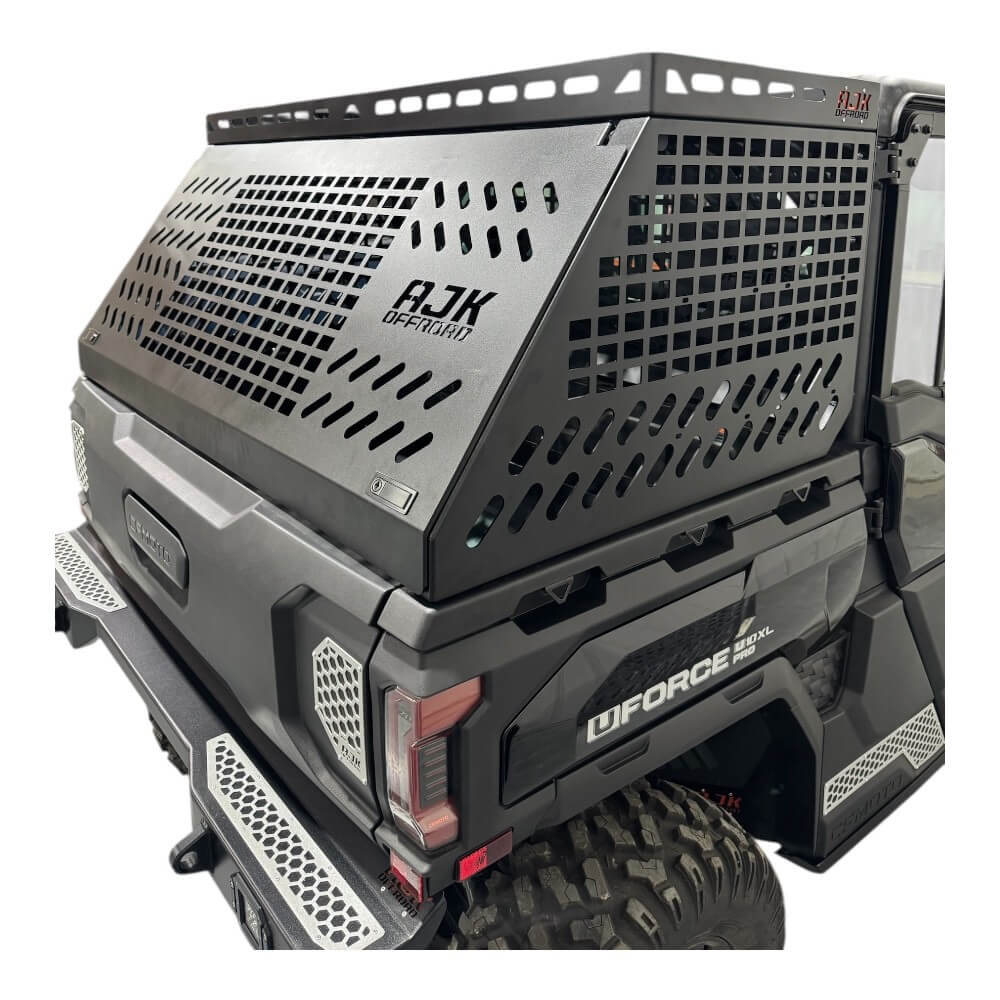 Photo of CF Moto UForce U10 Tall Bed Rack with Enclosure by AJK Offroad - Premium for UTVs / Side by Sides
