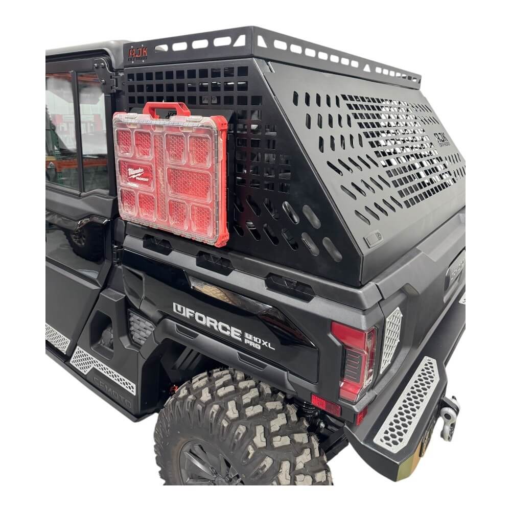 CF Moto UForce U10 Tall Bed Rack with Enclosure - Maximize Storage + Utility