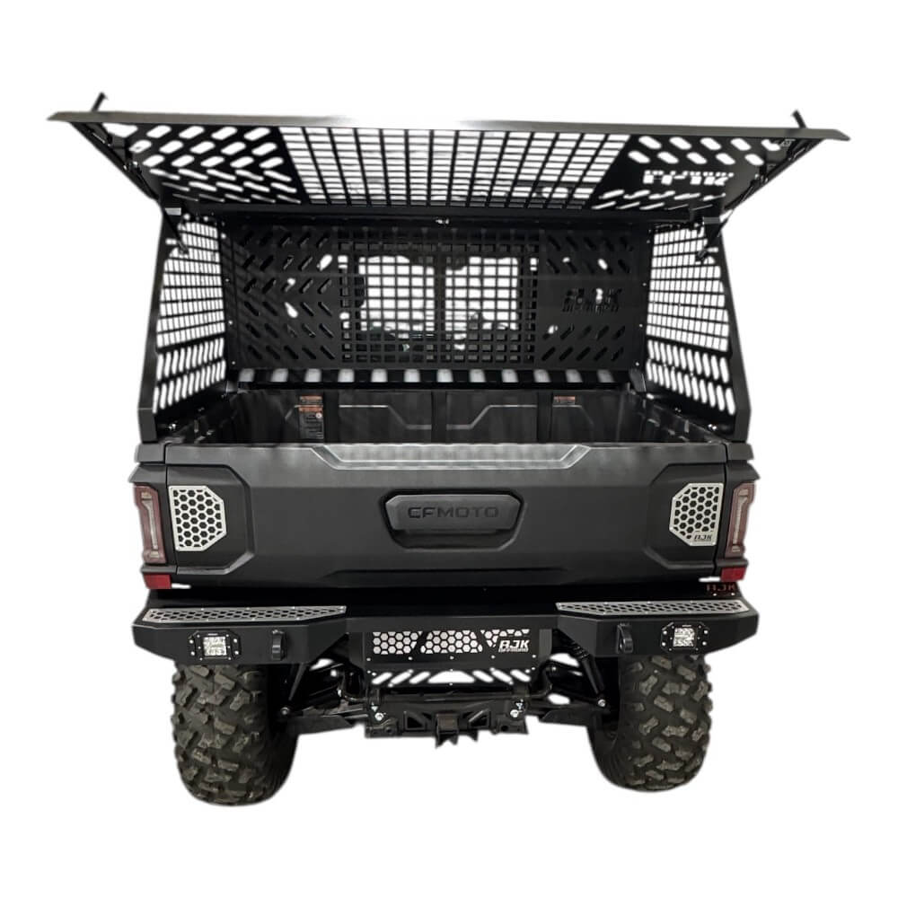 CF Moto UForce U10 Tall Bed Rack with Enclosure - Maximize Storage + Utility