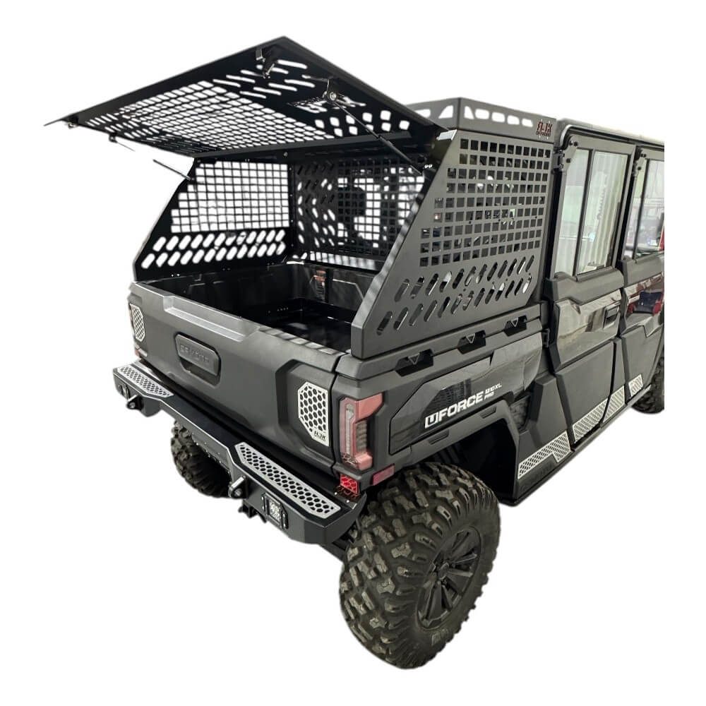 CF Moto UForce U10 Tall Bed Rack with Enclosure - Maximize Storage + Utility