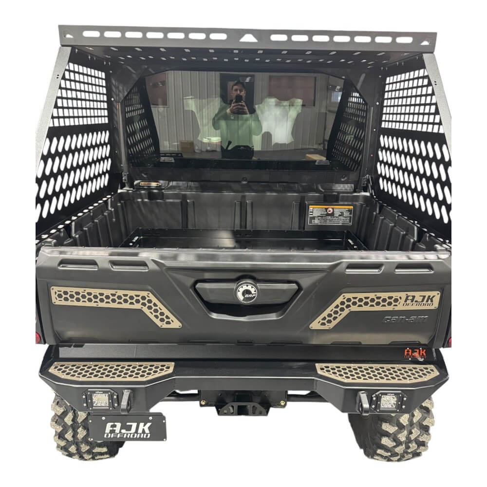 Can-Am Defender HD10-HD11 Tall Bed Rack with Enclosure