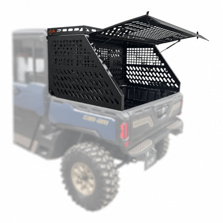 AJK Defender tall rack with rear door closed
