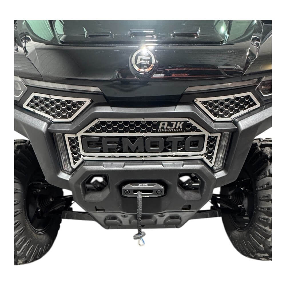 Photo of CF Moto UForce U10 Front Grill by AJK Offroad - Premium for UTVs / Side by Sides