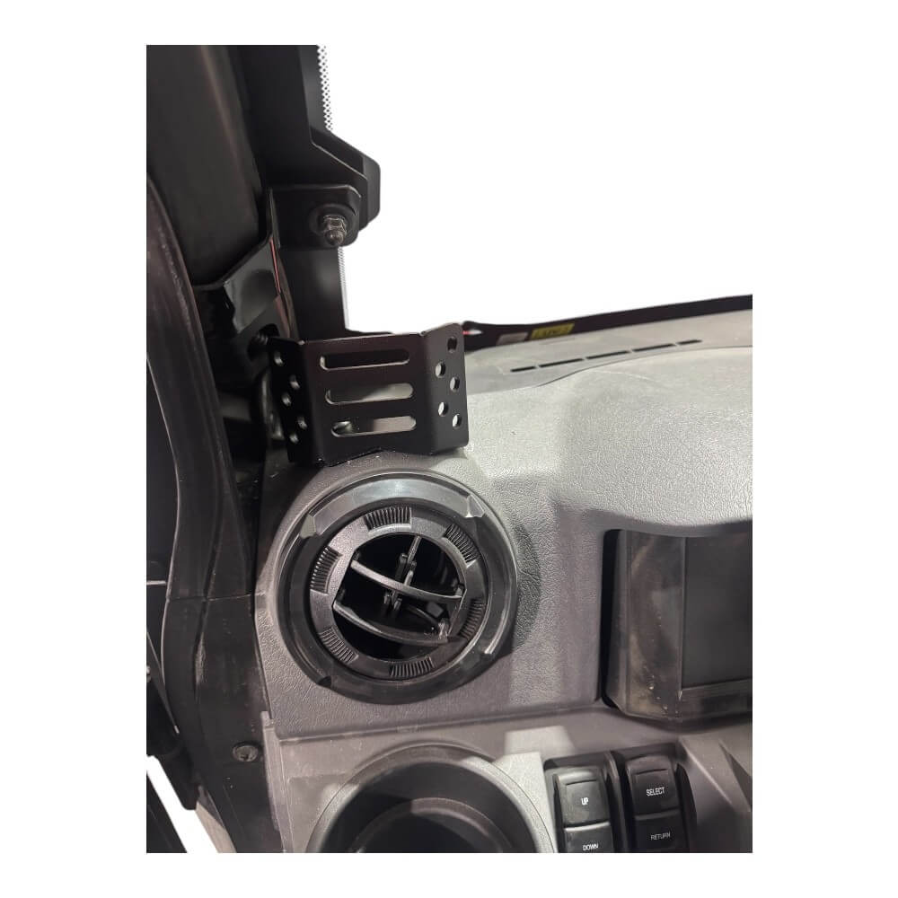 Kawasaki Ridge Side Dash Mount - Maximize Storage & Easy Electronics Access