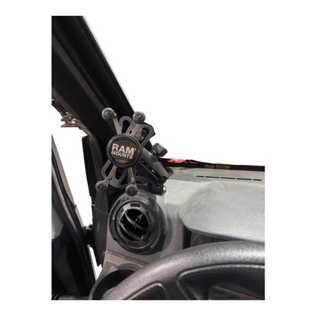 Kawasaki Ridge Side Dash Mount - Maximize Storage & Easy Electronics Access