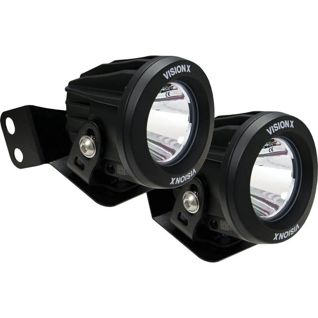 Photo of 2008-2019 Polaris RZR A-Pillar Optimus Mounts (with Lights) by Vision X Off-Road - Premium Vehicle Specific Kit for UTVs / Side by Sides