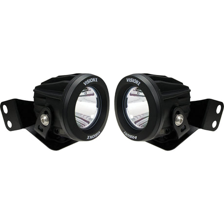 Photo of 2008-2019 Polaris RZR A-Pillar Optimus Mounts (with Lights) by Vision X Off-Road - Premium Vehicle Specific Kit for UTVs / Side by Sides