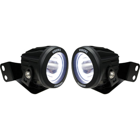 Photo of 2008-2019 Polaris RZR A-Pillar Optimus Mounts (with 2 XIL-OPRH115 Lights) by Vision X Off-Road - Premium Vehicle Specific Kit for UTVs / Side by Sides