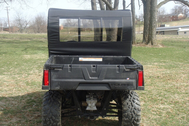 Photo of Polaris Mid-Size Ranger 2-Passenger (2009-2014) - Soft Back Panel by 3 Star UTV - Premium Enclosures for UTVs / Side by Sides