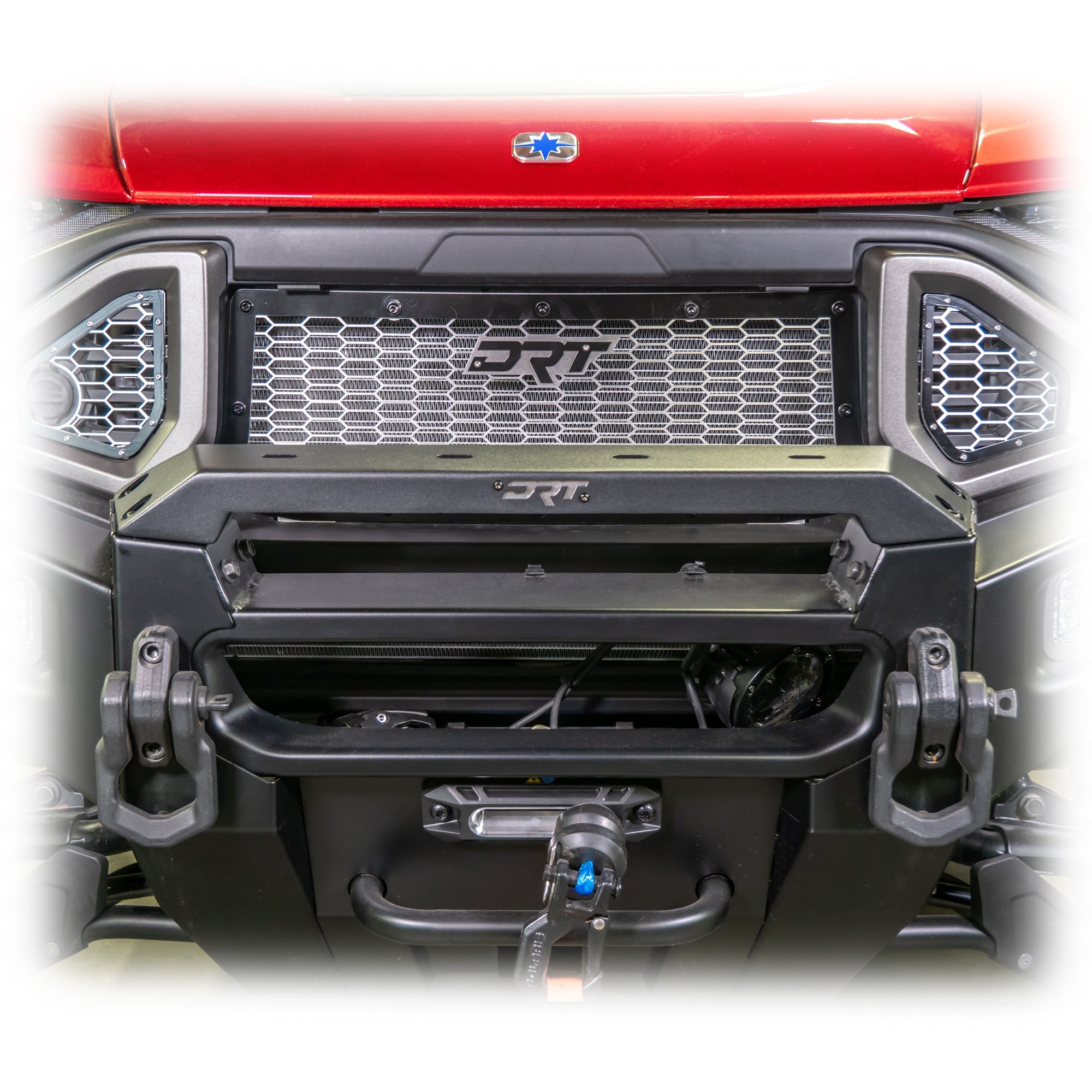 Photo of DRT Polaris Ranger XD 1500 2024+ Front Bumper Light Bracket Kit by DRT Motorsports - Premium for UTVs / Side by Sides