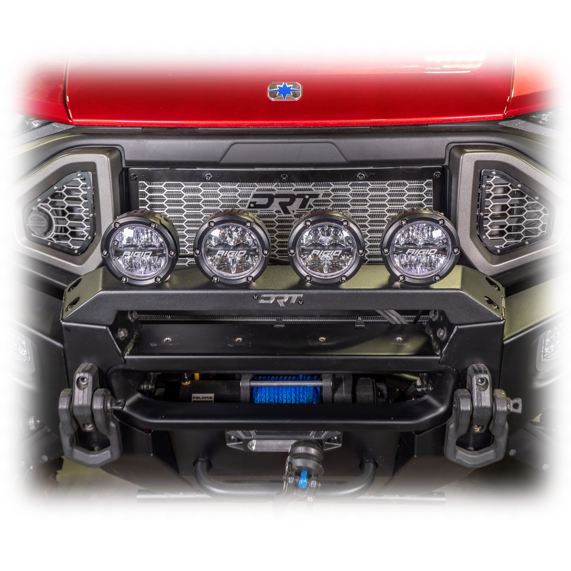 Photo of DRT Polaris Ranger XD 1500 2024+ Front Bumper Light Bracket Kit by DRT Motorsports - Premium for UTVs / Side by Sides