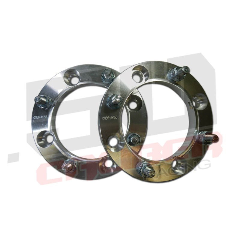 50 Caliber Racing Wheel Spacer 4x156 1 inch - 12x1.5 Studs