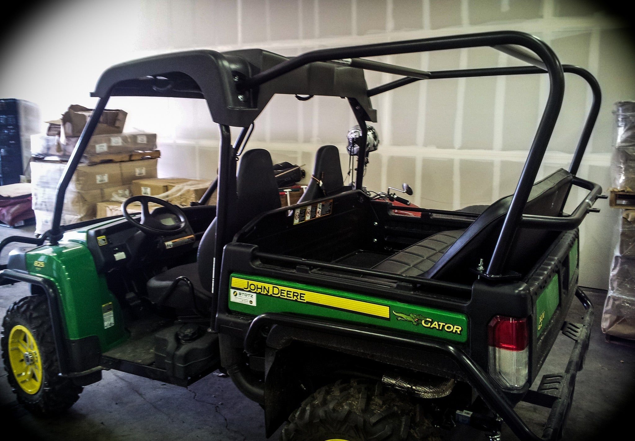 Photo of John Deere Gator 825I Backseat and Roll Cage Kit (2013-2024) by UTV Mountain Accessories - Premium Backseat and Roll Cage for UTVs / Side by Sides