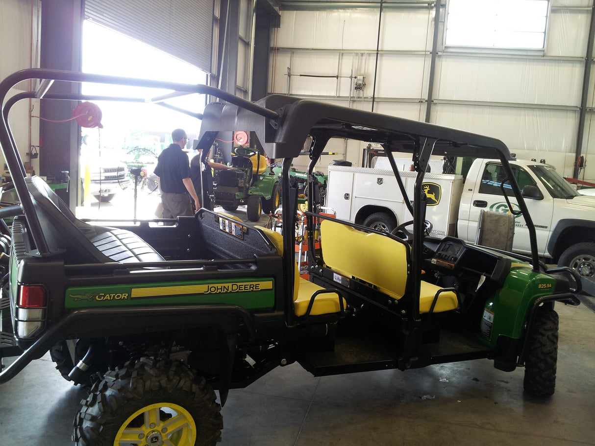 Photo of John Deere Gator 825I Backseat and Roll Cage Kit (2013-2024) by UTVMA - Premium Backseat and Roll Cage for UTVs / Side by Sides