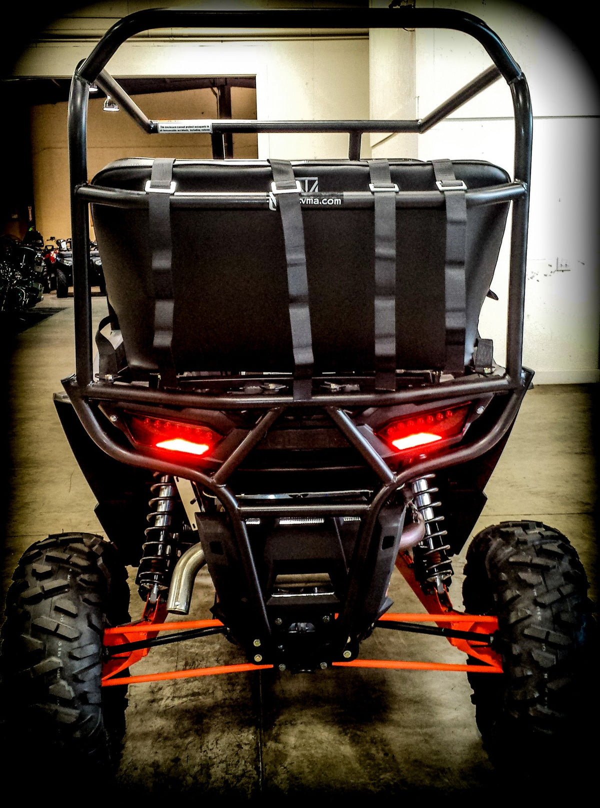 Photo of RZR 1000 Backseat and Roll Cage Kit (2014-2023) by UTV Mountain Accessories - Premium Roll Cages for UTVs / Side by Sides