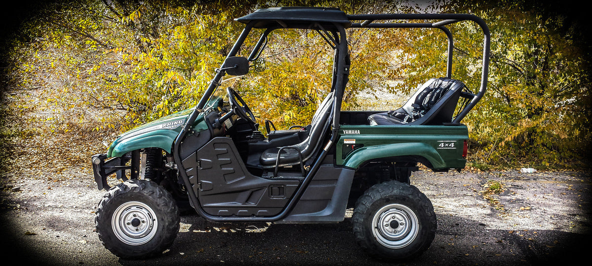 Photo of Yamaha Rhino Backseat and Roll Cage Kit (2004-2013) by UTV Mountain Accessories - Premium Roll Cages for UTVs / Side by Sides