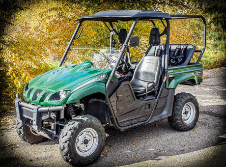 Photo of Yamaha Rhino Backseat and Roll Cage Kit (2004-2013) by UTV Mountain Accessories - Premium Roll Cages for UTVs / Side by Sides