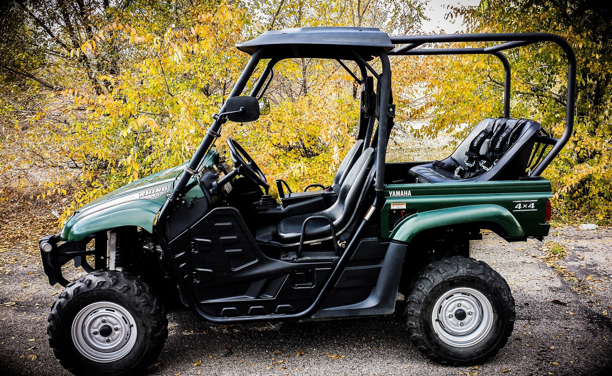 Photo of Yamaha Rhino Backseat and Roll Cage Kit (2004-2013) by UTV Mountain Accessories - Premium Roll Cages for UTVs / Side by Sides