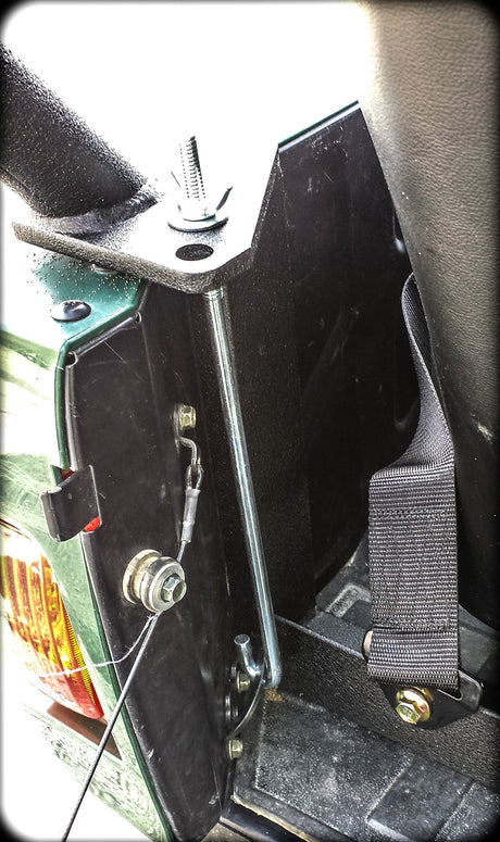 Photo of Yamaha Rhino Backseat and Roll Cage Kit (2004-2013) by UTV Mountain Accessories - Premium Roll Cages for UTVs / Side by Sides