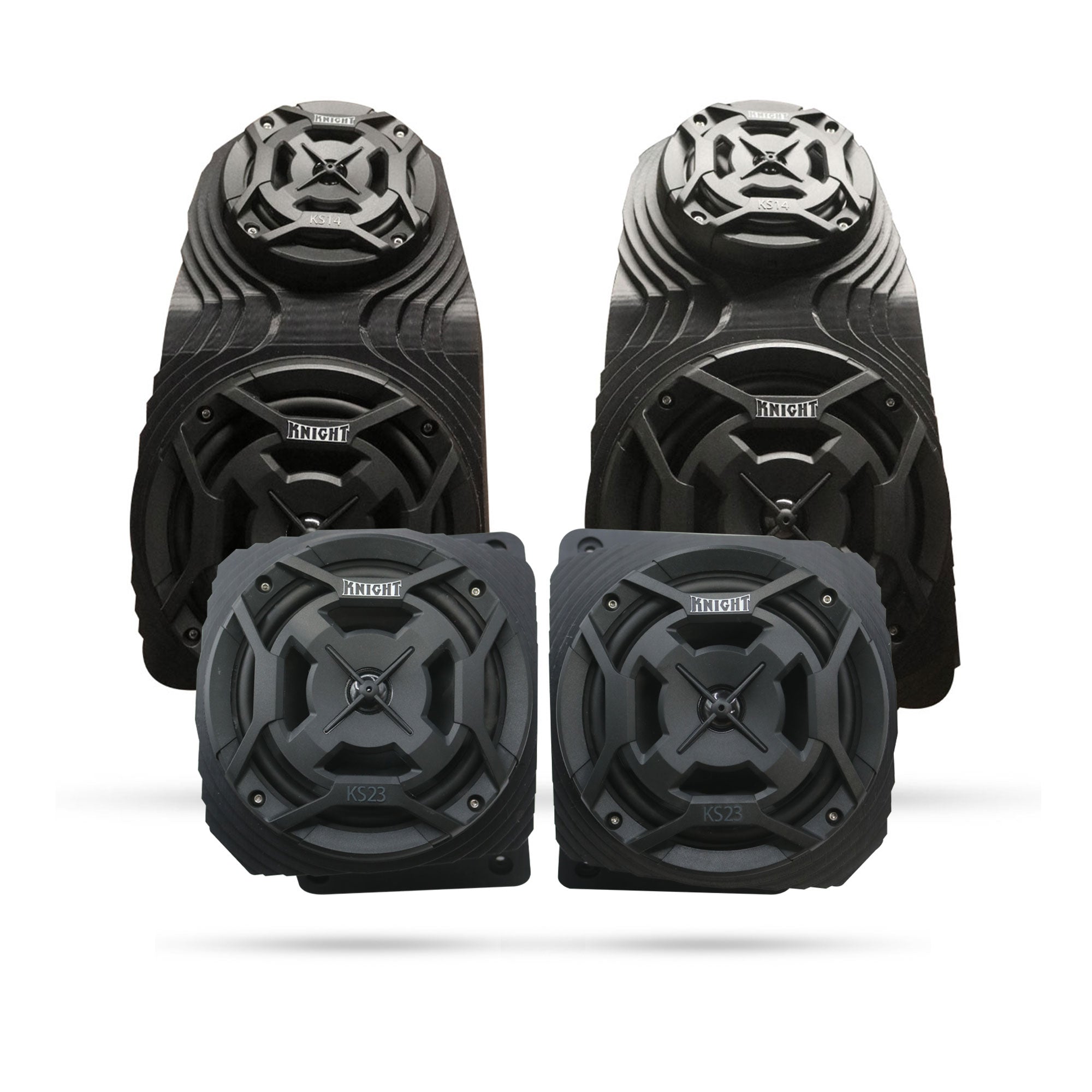 Photo of Honda Foreman and Rubicon (14–25) Bluetooth LED Double ATV Surround Sound System by Knight ATV - Premium Power Sports for UTVs / Side by Sides