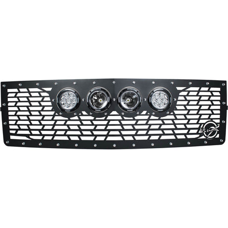 Photo of 2014-2015 Chevy Silverado 1500 Z71 Grille Fits (4) 4.7" CG2 Light Cannons by Vision X Off-Road - Premium Vehicle Specific Kit for UTVs / Side by Sides