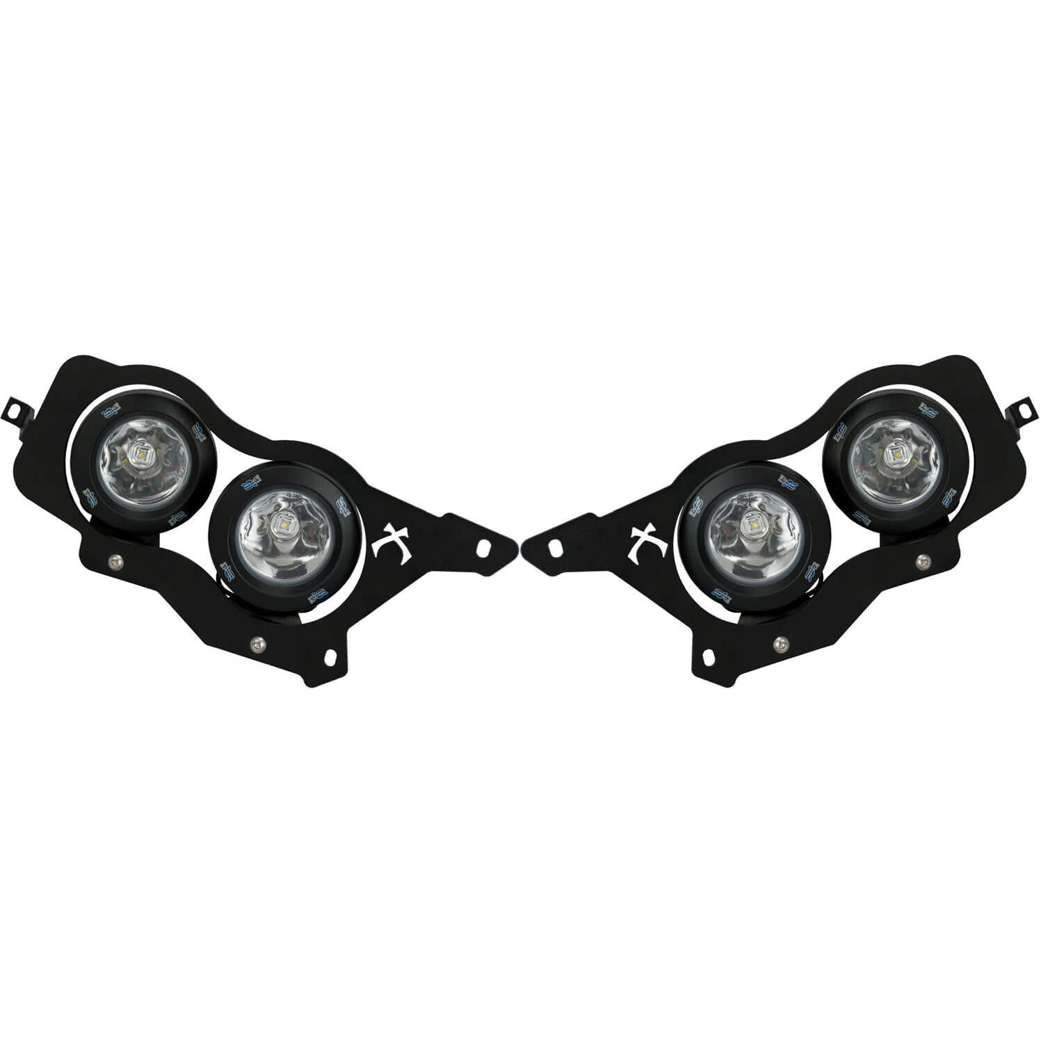 Photo of 2014-2018 Polaris RZR Factory Headlight Halo Upgrade Kit (with 4 XIL-OPRH110) by Vision X Off-Road - Premium Vehicle Specific Kit for UTVs / Side by Sides