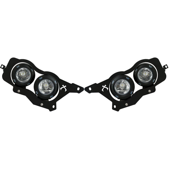 Photo of 2014-2018 Polaris RZR Factory Headlight Halo Upgrade Kit (with 4 XIL-OPRH110) by Vision X Off-Road - Premium Vehicle Specific Kit for UTVs / Side by Sides