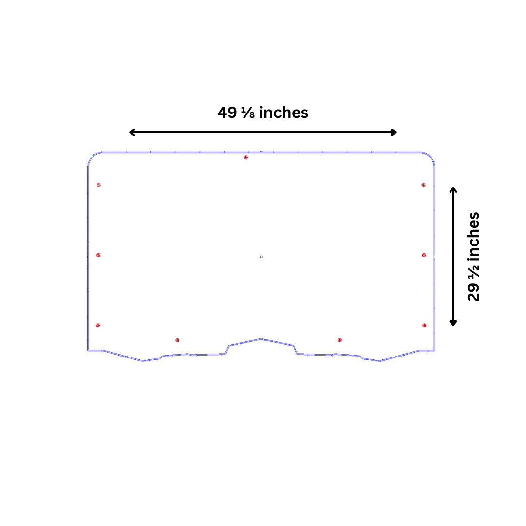 Photo of CFMOTO UFORCE 500/800 FULL UTV WINDSHIELD (TK00161, TK00369 & TK00384) by TerraRider UTV Windshields & Accessories - Premium for UTVs / Side by Sides