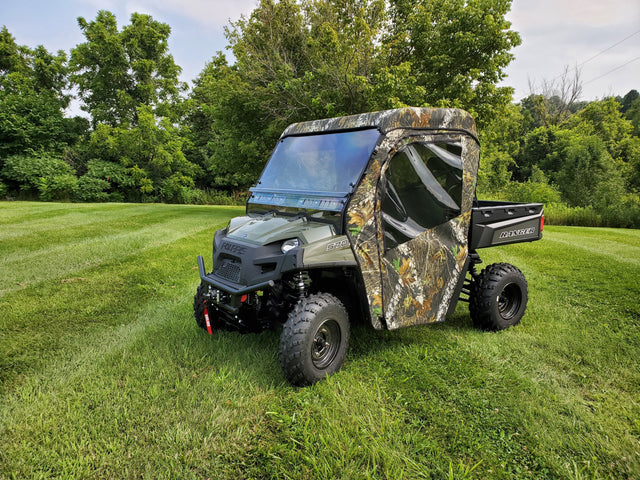Photo of Polaris Ranger Full-Size 570 3-Passenger - Full Cab Enclosure for Hard Windshield by 3 Star UTV - Premium Enclosures for UTVs / Side by Sides