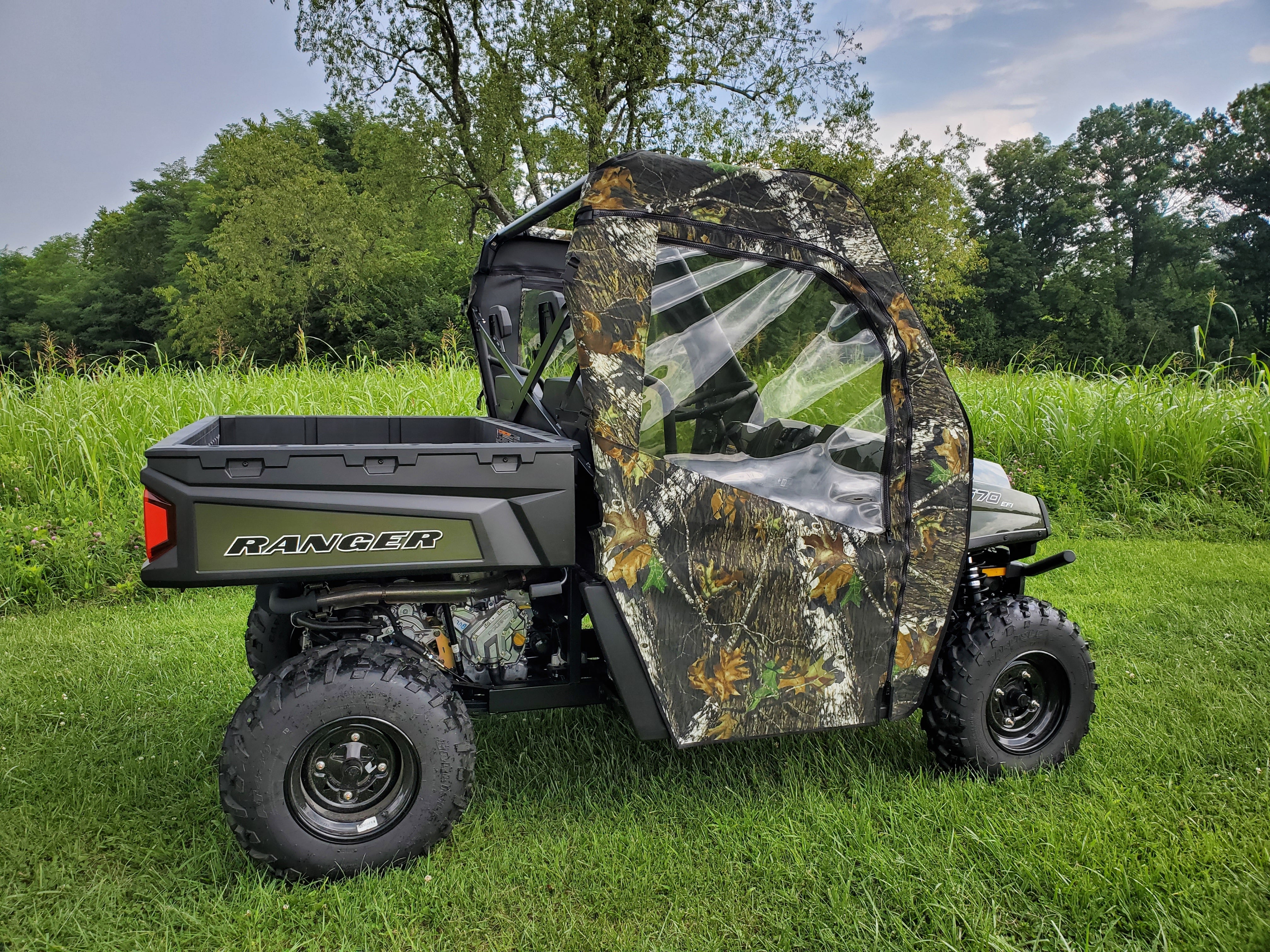 Photo of Polaris Ranger Full-Size 570 3-Passenger - Soft Doors by 3 Star UTV - Premium Enclosures for UTVs / Side by Sides