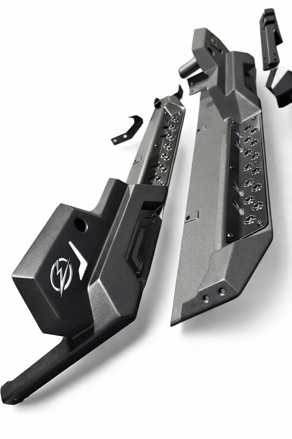 2016+ Can Am Defender HD10 Volt Rock Steps (2 Seat) - Elektric Offroad