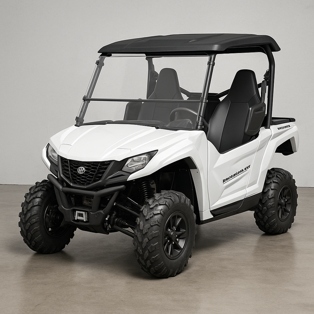 Photo of TK00842 YAMAHA WOLVERINE TILTING UTV WINDSHIELD - SCRATCH RESISTANT 1/4” - FOR FACTORY HARD TOP by TerraRider UTV Windshields & Accessories - Premium for UTVs / Side by Sides