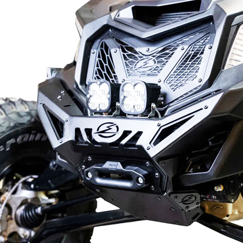 Photo of ELEKTRIC OFFROAD 2017-2024 Can Am X3 Maverick Volt Series Winch Front Bumper by Elektric Offroad Designs - Premium Bumpers for UTVs / Side by Sides